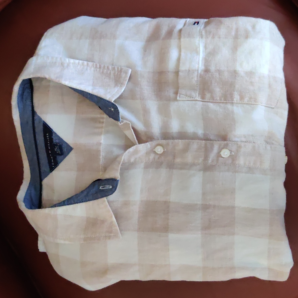 🎈SALE 2 For $40🎈Tommy Hilfiger Brushed Cotton Shirt Size XL